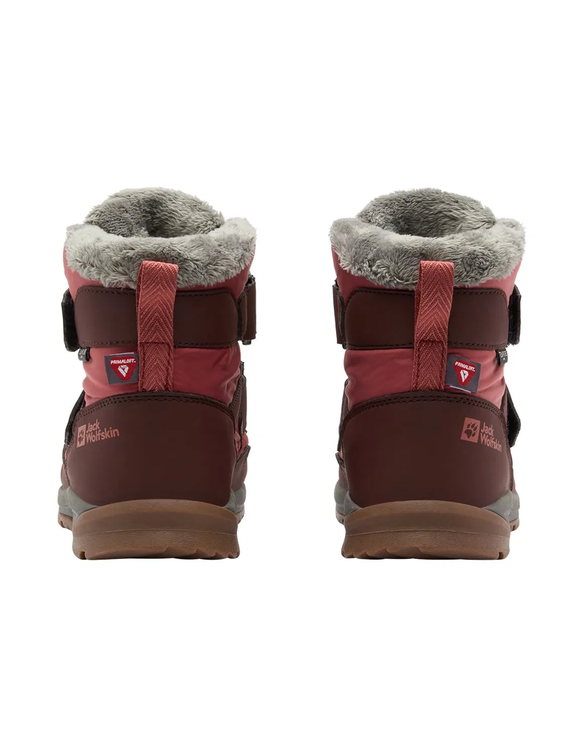 Детские зимние ботинки для девочек с мембраной Polar Bear-g Texapore Mid Vc K Jack Wolfskin, Dark Mahogany — фото 4