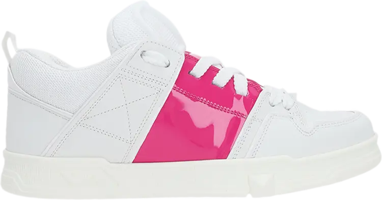 Кроссовки Valentino Wmns Open Skate Sneaker White Pink, белый