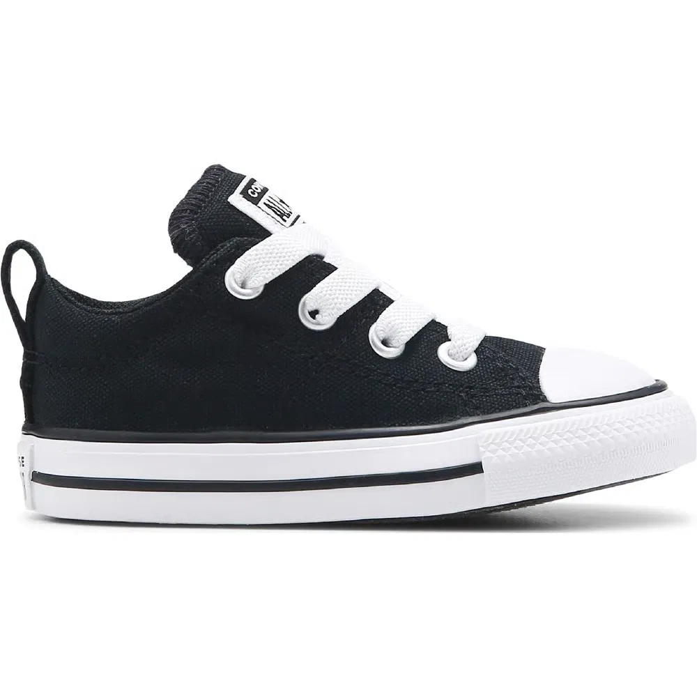 Детские низкие кроссовки Chuck Taylor All Star Madison для малышей Converse, Black/White — фото 2