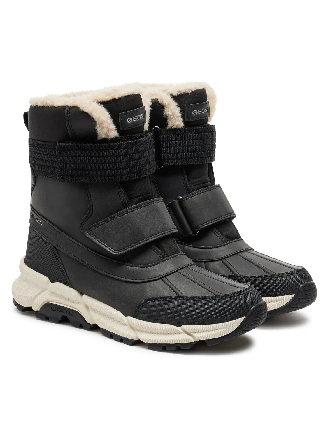 Снегоступы для мальчика Flexyper Plus Boy Geox, черный — фото 2