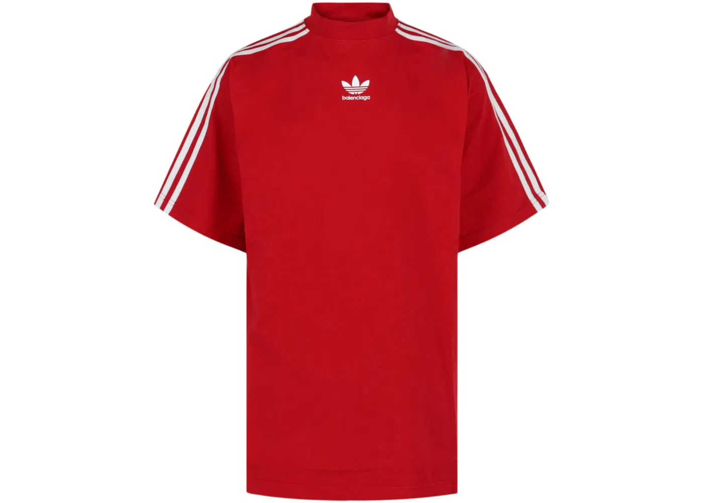 Мужская футболка с принтом T-shirt Balenciaga, Red/White