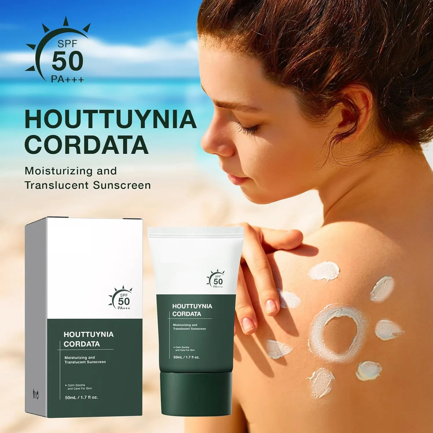 Солнцезащитный крем с SPF 50+ PA++++, RadiantRe, 50 мл — фото 2