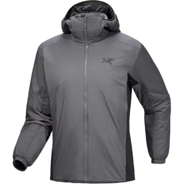 Мужская куртка-пуховик с утеплителем Atom Puffer Jacket Arcteryx, Dark Cloud Gray/Black/Cloud/Black