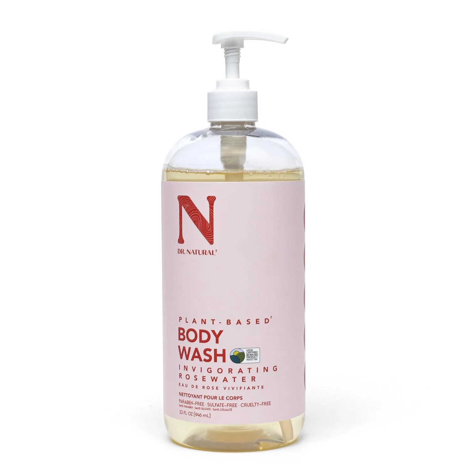 Гель для душа с маслом ши и кокосовым маслом, DR. NATURAL, 32 oz