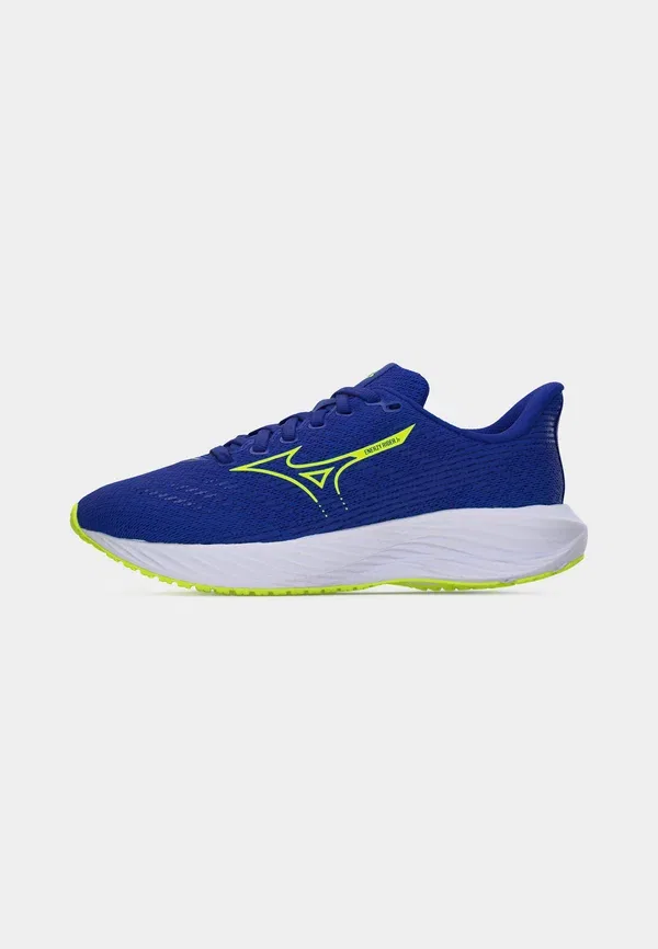 Кроссовки беговые Enerzy Rider Jr Unisex Mizuno Surf the Web, Lightning Yellow, желтый — фото 2