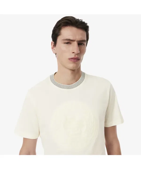 Футболка с большим графическим принтом, th0124-55g, Lacoste — фото 2
