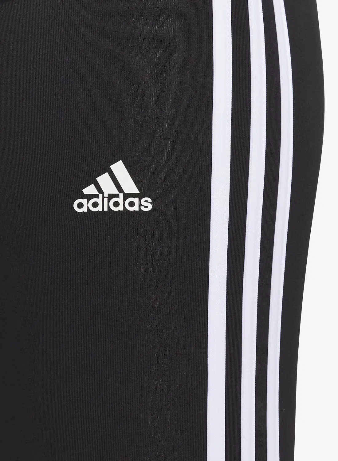 Леггинсы с высокой посадкой Essentials 3-Stripes Adidas, черный — фото 3