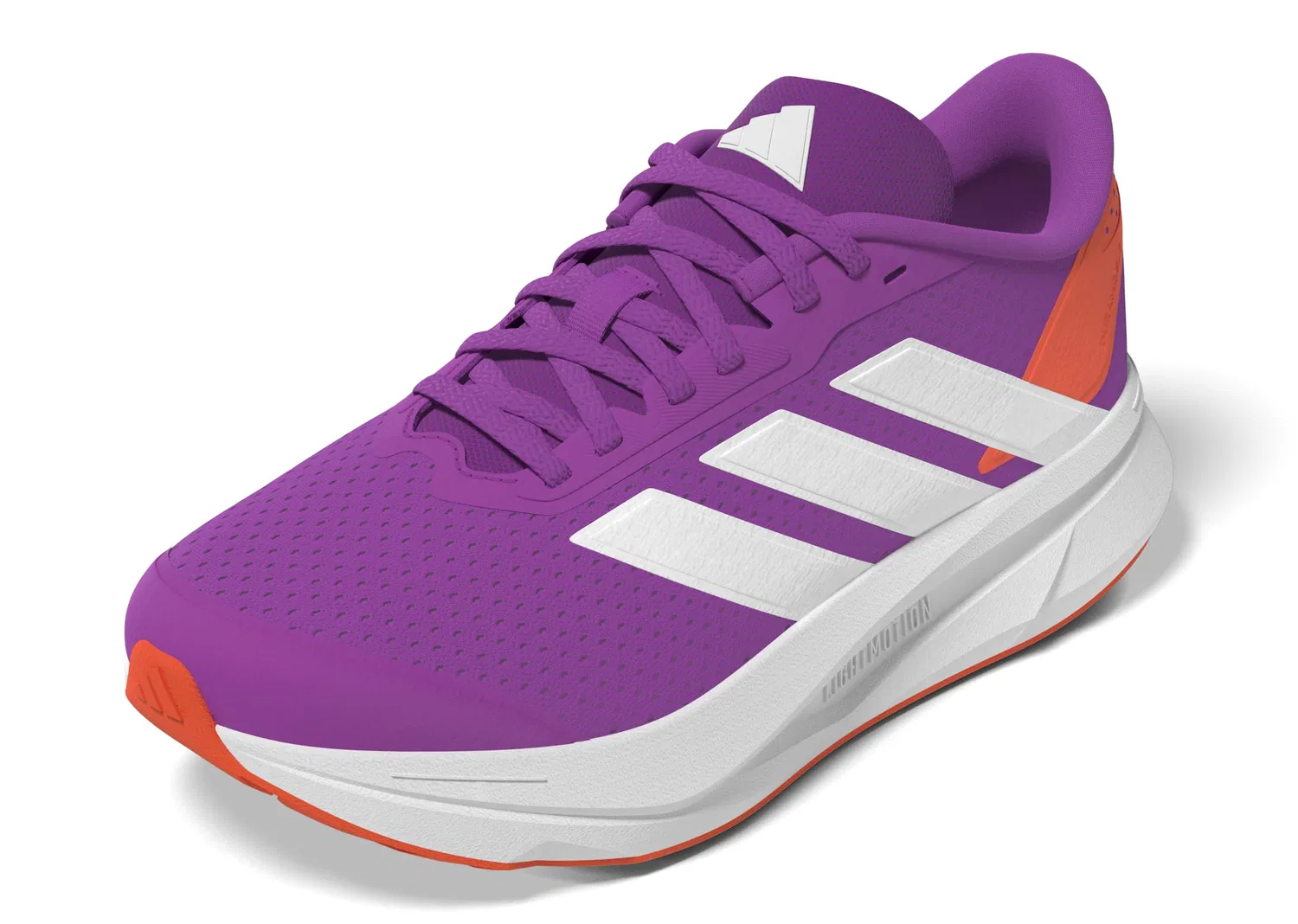 Детские кроссовки для мальчиков с шнурками Duramo Sl Adidas, Purple Burst White Orange Impact