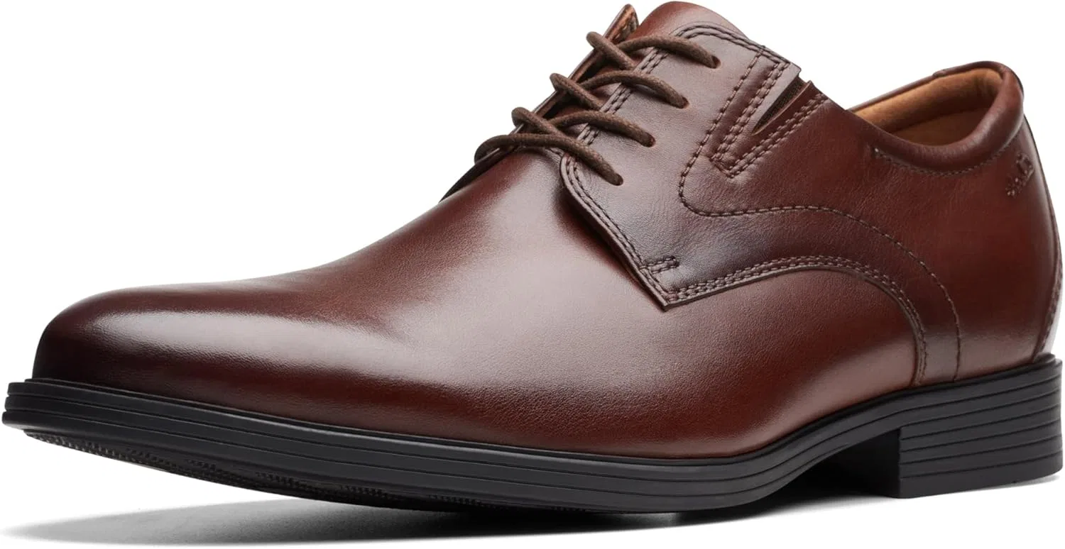 Мужские туфли Clarks Whiddon Plain Oxford, красный