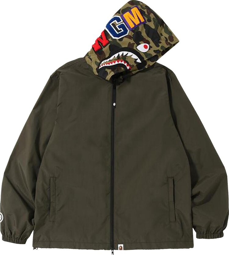 

Худи BAPE 1st Camo Hoodie Jacket 'Black', черный