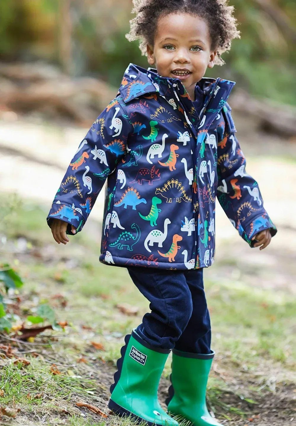 Детские туфельки Jojo Maman Bébé, Green Dino