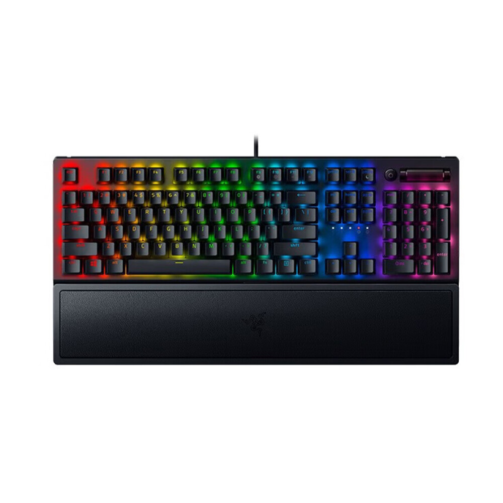 

Клавиатура игровая Razer BlackWidow V3, Green Switch, чёрный, английская раскладка