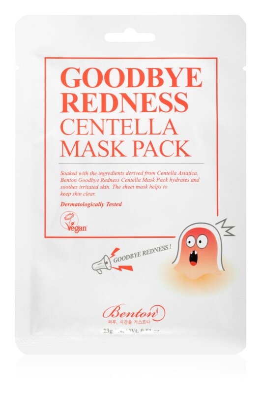 

Успокаивающая тканевая маска для проблемной кожи Benton Goodbye Redness Centella