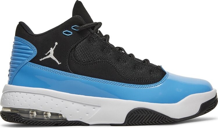 

Кроссовки Jordan Max Aura 2 GS Black University Blue, черный, Черный;серый, Кроссовки Jordan Max Aura 2 GS Black University Blue, черный