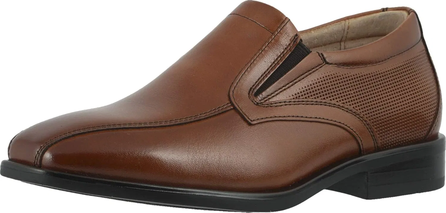 Детские оксфорды для мальчиков Postino Bike Toe Slip Florsheim, Cognac