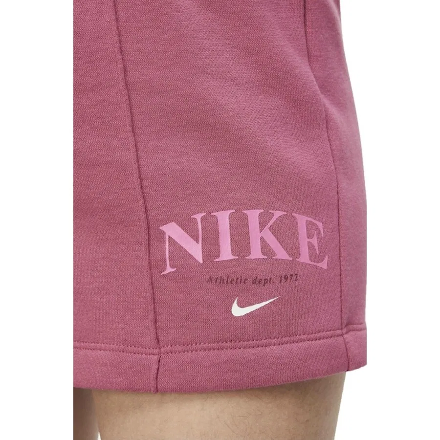 Детские спортивные шорты из футера Nike Sportswear, Розовый — фото 3