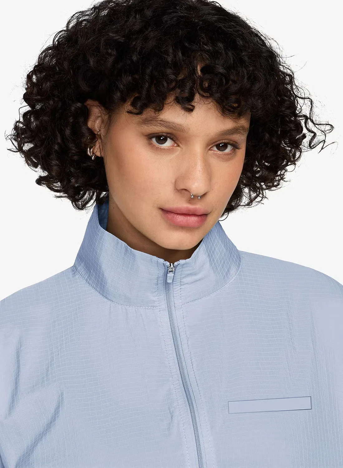 Куртка ветровка Nike NSW Ripstop Windrunner, синий — фото 3