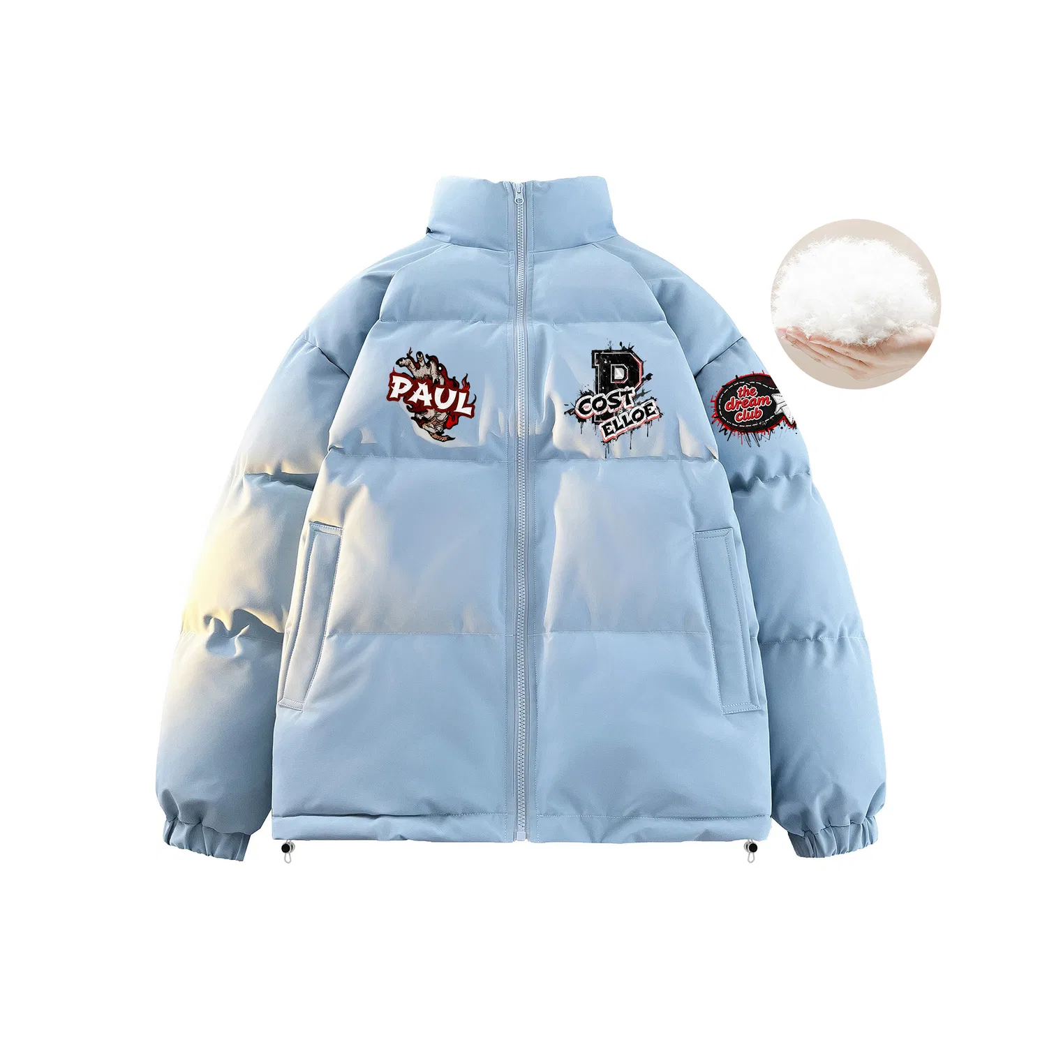 Детское пальто с утеплителем Light Blue Down Jacket Paul Costelloe