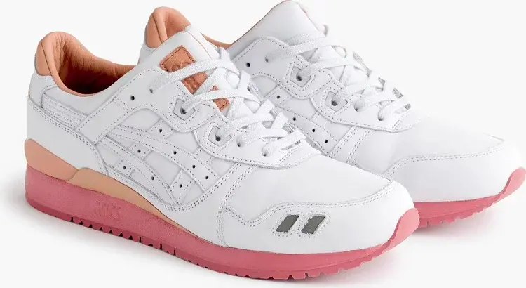 Кроссовки packer shoes x j.crew x gel lyte 3 '1907 collection white' Asics, белый — фото 3