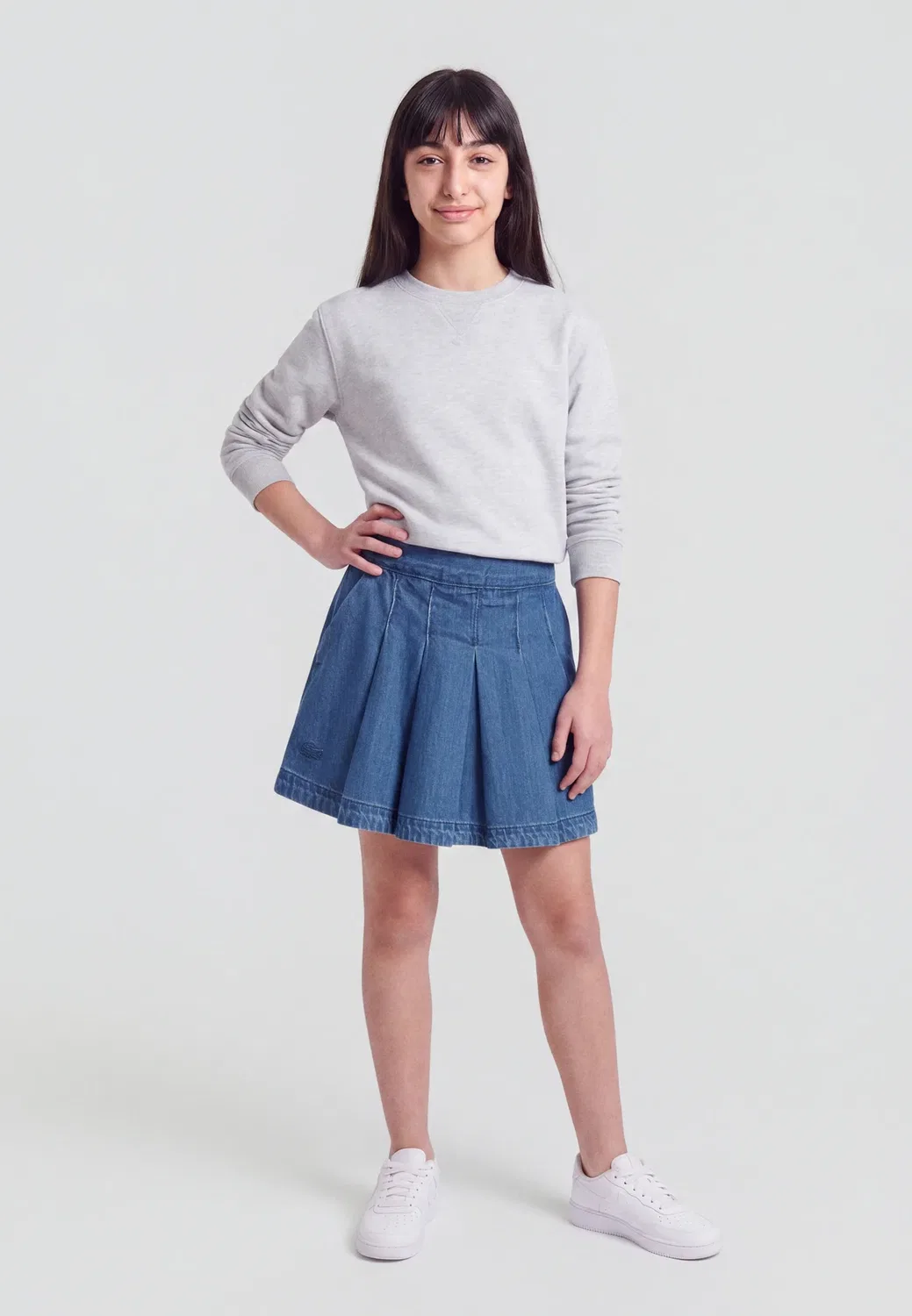 Юбка-Шорты - джинсовая юбка Lacoste, Blue Denim