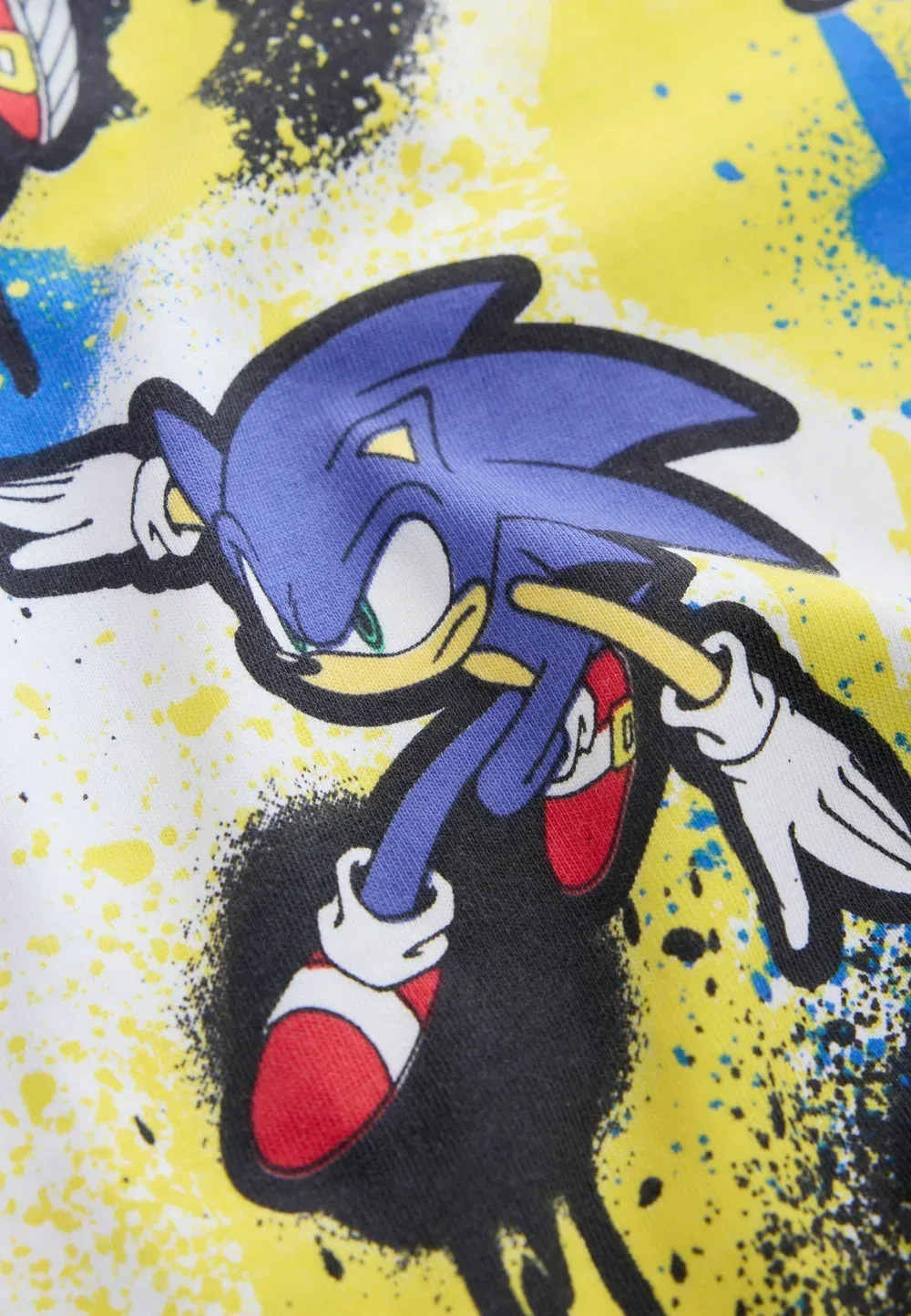 Лицензированная футболка Sonic от . - стандартный крой - футболка с принтом Next, Ecru Graffiti — фото 3