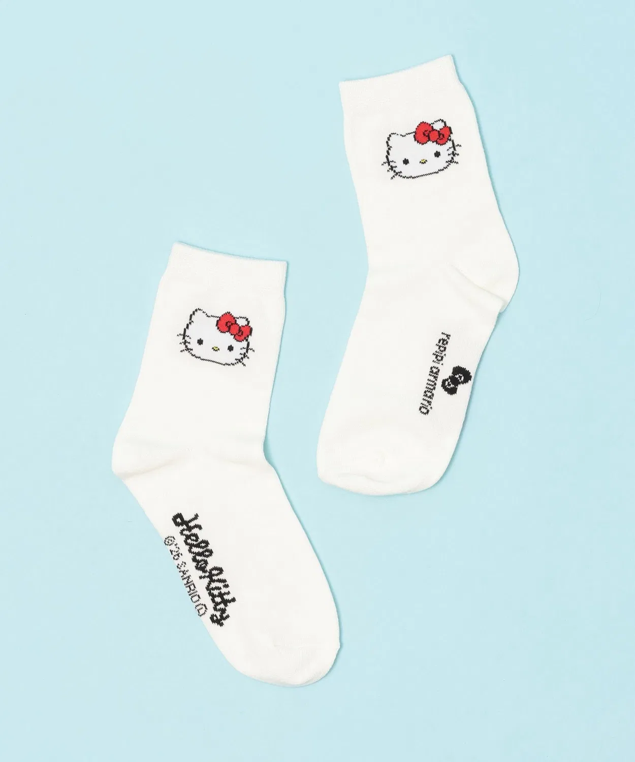 Детские носки с вышивкой Hello Kitty, модель Point Socks, repipi armario, Белый — фото 4