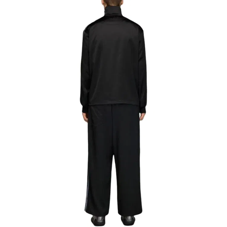 Мужская куртка Y-3 Satin Gradient 3-Stripes Track Top Asia Sizing 'Black' adidas, черный — фото 4