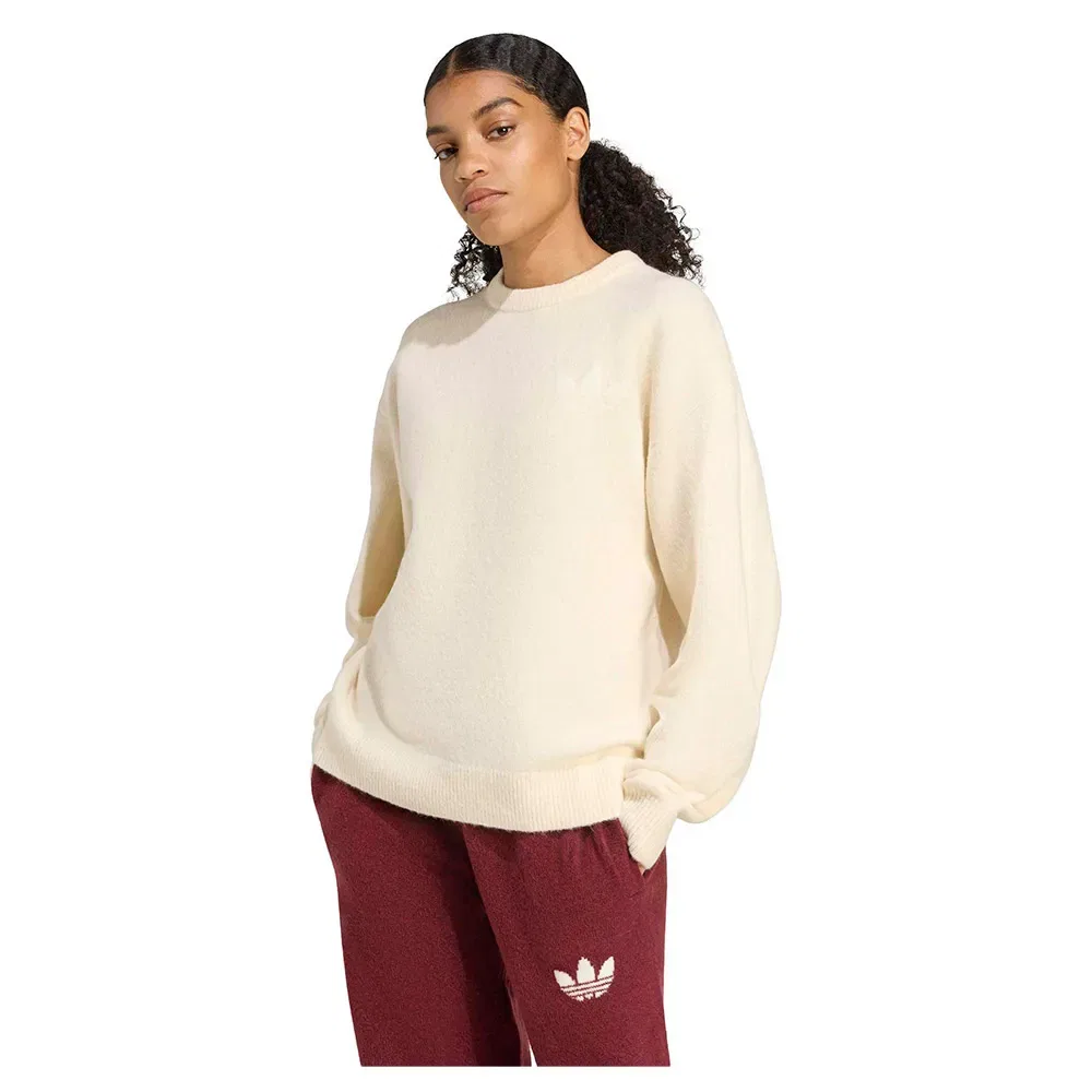 Женский свитшот из трикотажа Adidas Originals, Beige