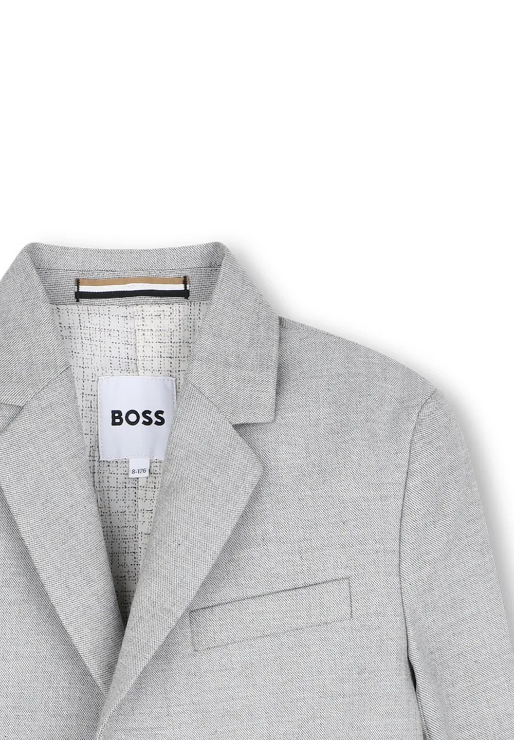Детский/Подростковый костюм - пиджак Boss Kidswear, Grey — фото 4