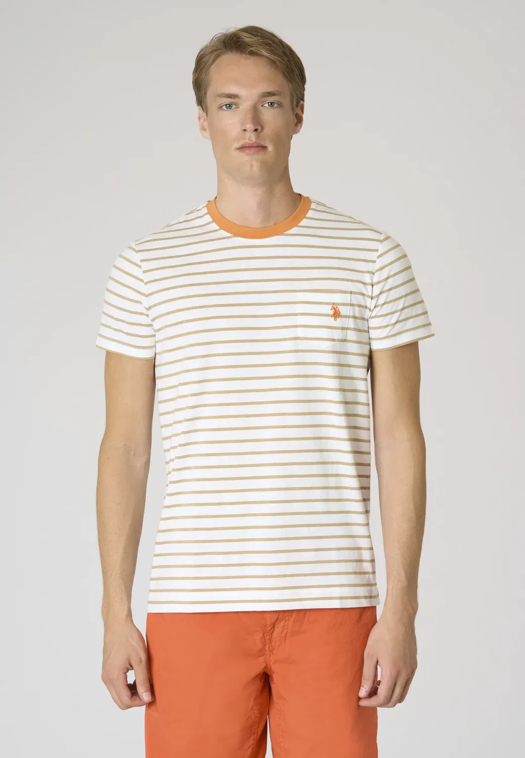 Футболка с принтом U.S. Polo Assn., Multicolore