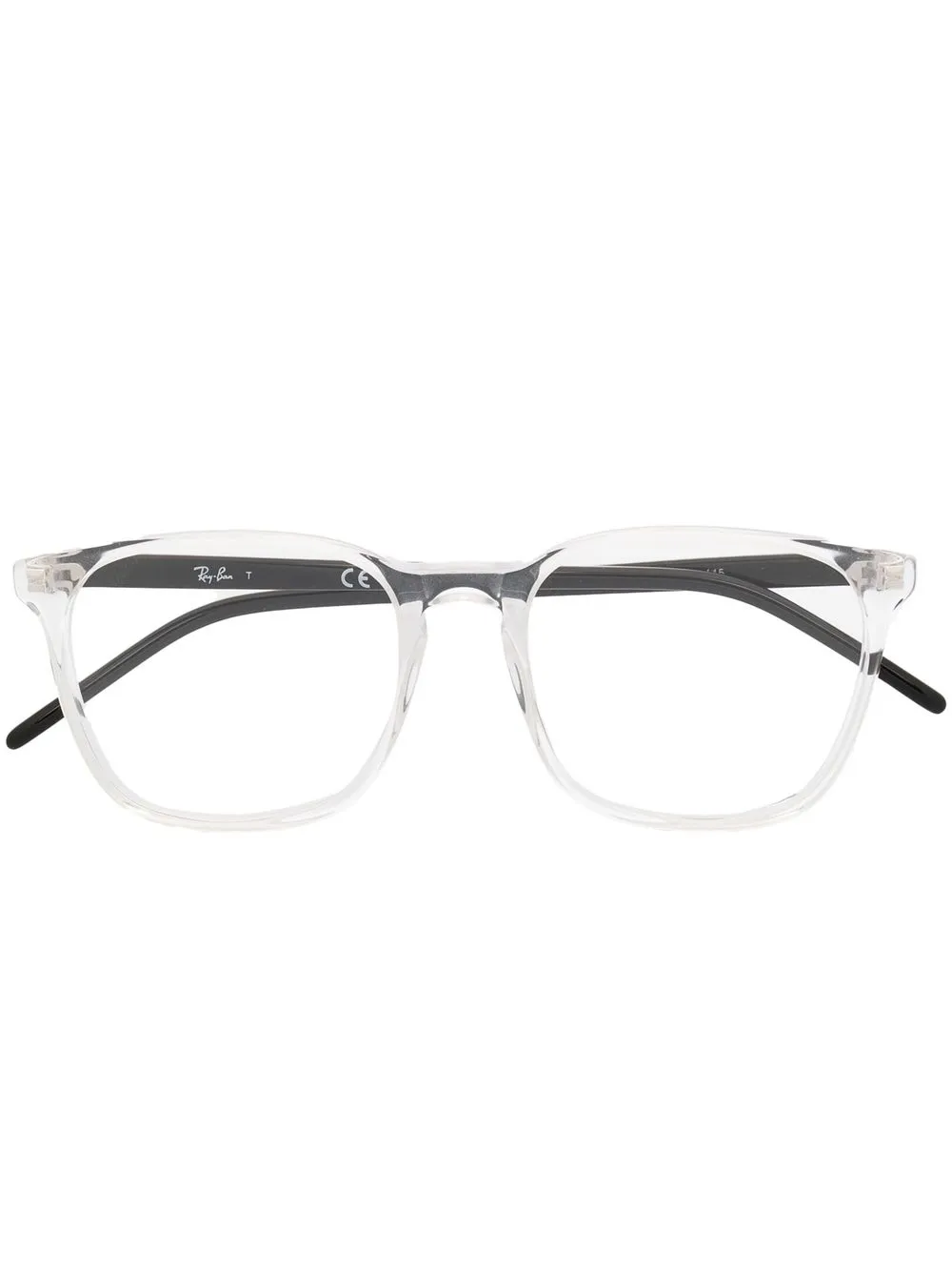 

Очки в прозрачной квадратной оправе Ray-Ban, белый