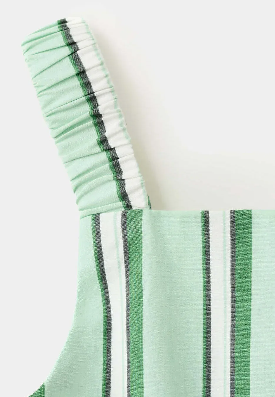 Детский топ Mango Kids, Green — фото 4