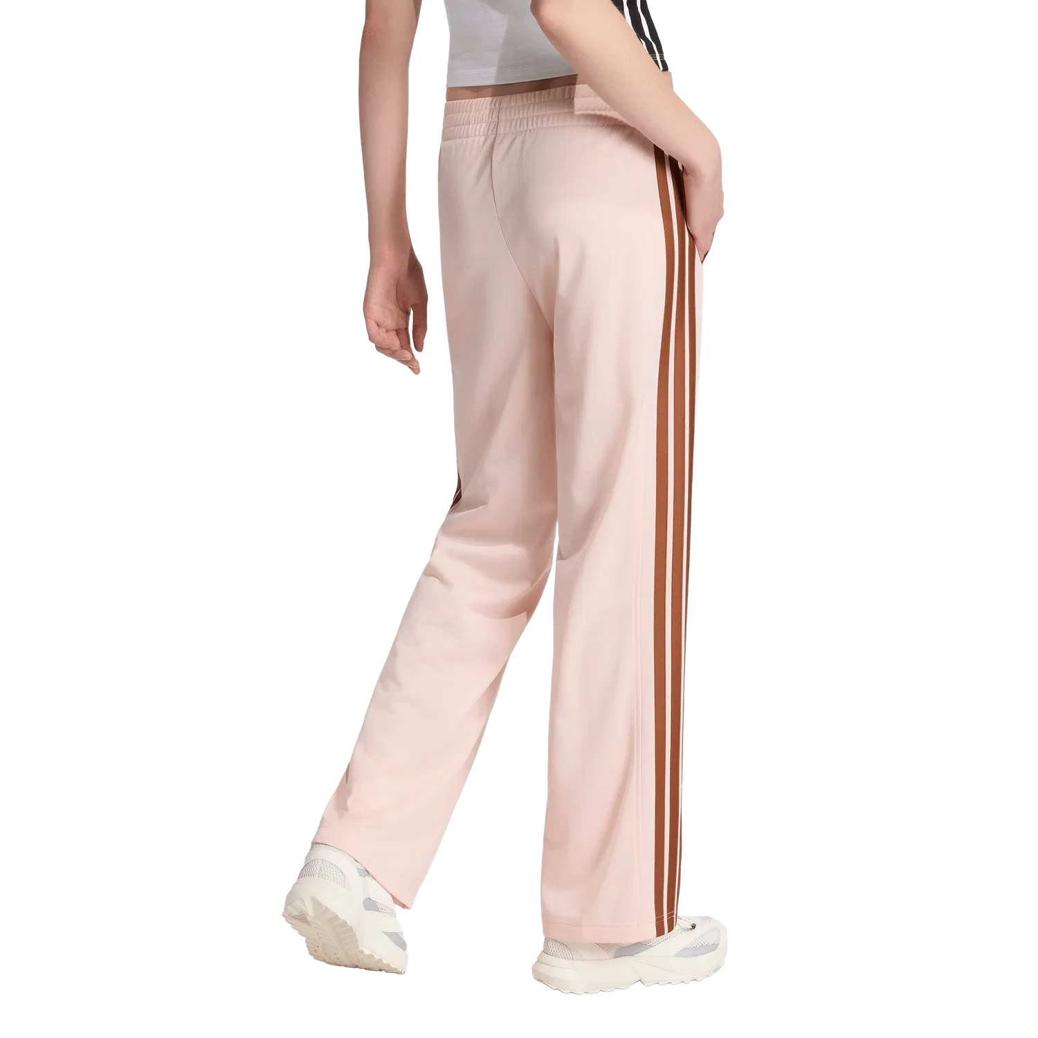 Женские спортивные штаны свободного кроя Adidas, цвет Rose Gold — фото 3