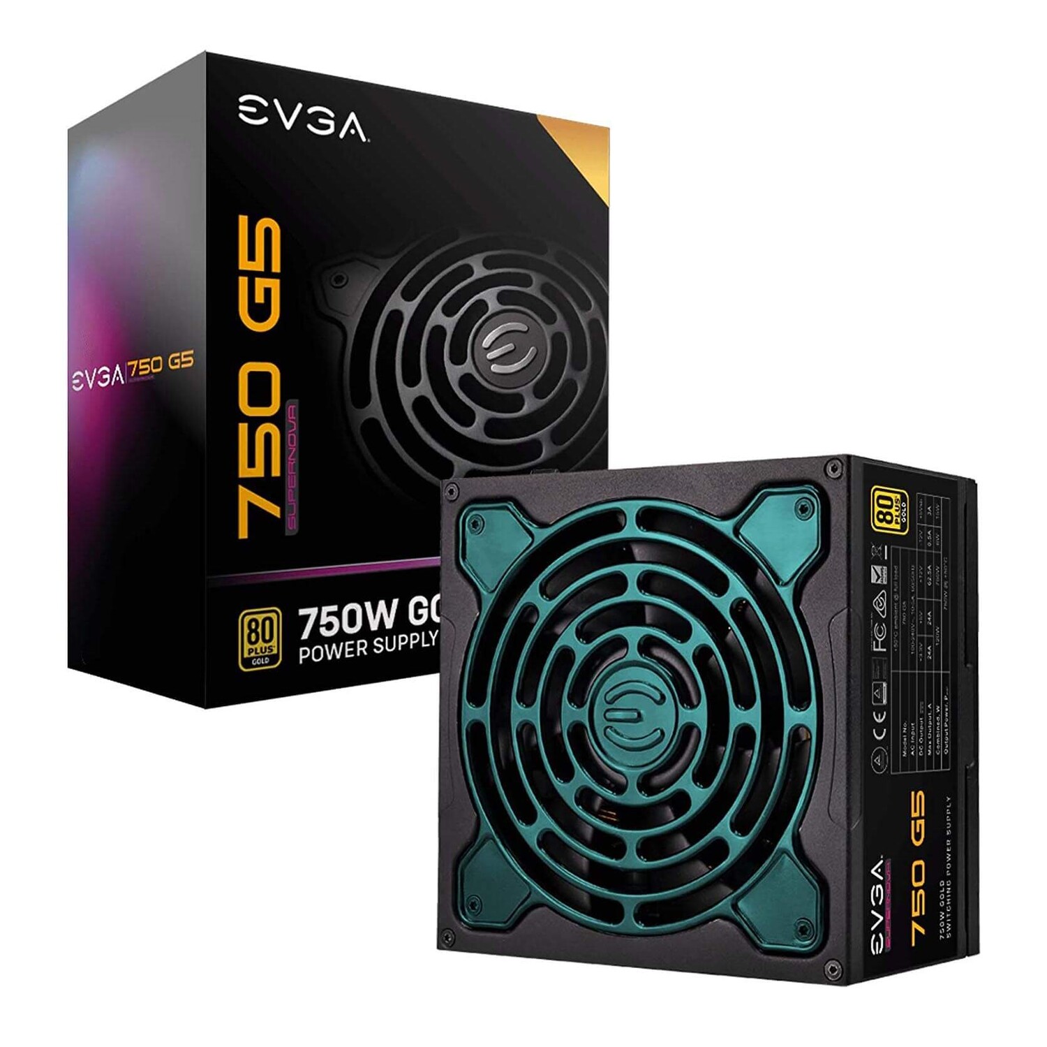 

Блок питания EVGA SuperNOVA 750 G5 220-G5-0750-X3