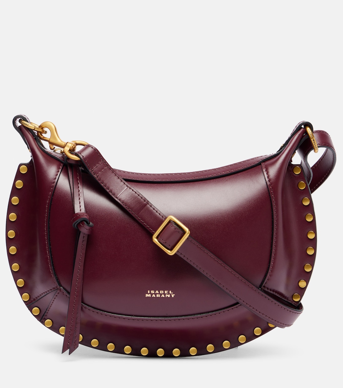 

Oskan Moon Маленькая кожаная сумка через плечо Isabel Marant, бордовый