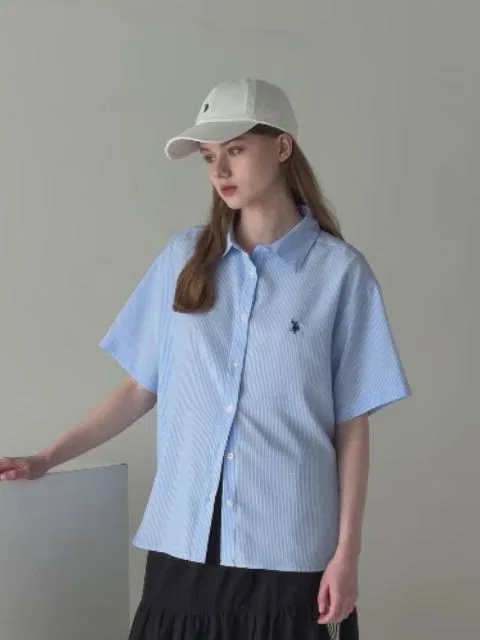 Женская рубашка с длинным рукавомU.S. POLO ASSN. clear, Green — фото 2