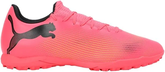 Кроссовки Puma Herren Future 7 Play Turf Trainer Fußball-stollenКроссовки, Sunset Glow Puma Black Sun Stream — фото 3