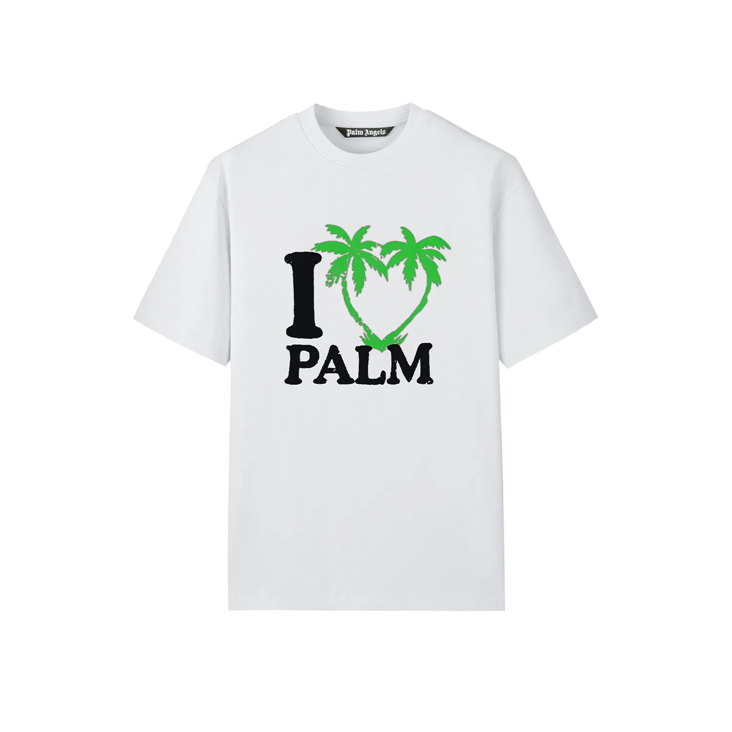Детская футболка с принтом PALM ANGELS, Navy Blue — фото 3