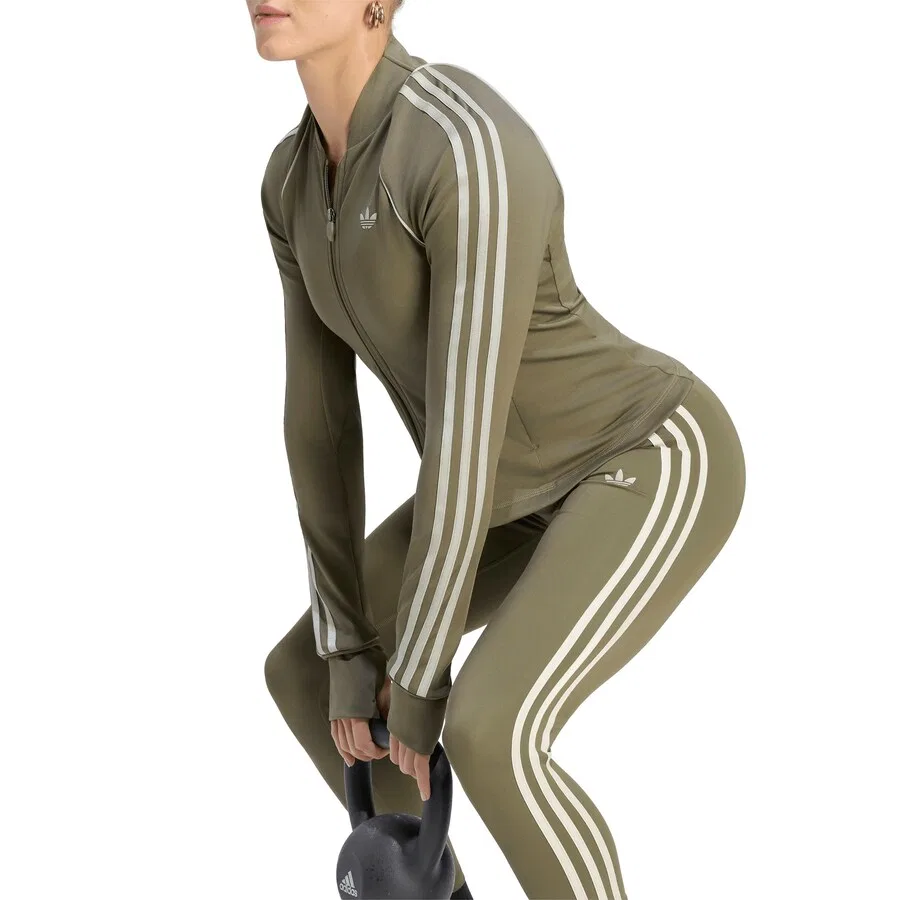 Спортивные узкие брюки ADIDAS PERFORMANCE 'OG SP' пастельно-зеленого цвета — фото 3