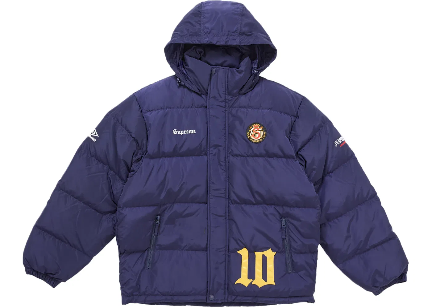 Мужская пуховая куртка-пуховик с принтом Jacket Supreme, Navy