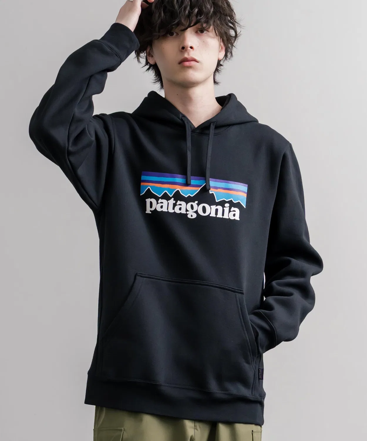 Мужское худи с принтом P-6 Logo Uprisal Patagonia, Green — фото 2