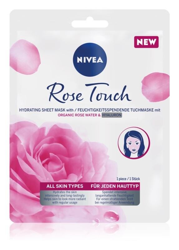 

Листовая увлажняющая маска Nivea Rose Touch