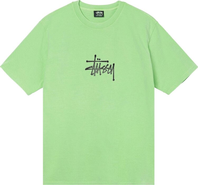 

Футболка Stussy Surf Tomb Pigment Dyed Tee 'Green', зеленый