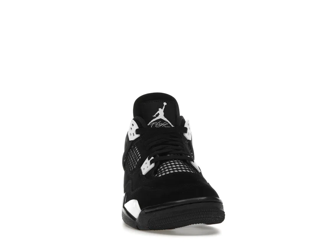 Детские кроссовки Lifestyle с длинным рукавом Jordan 4 Retro Jordan, Black/White/Black — фото 2