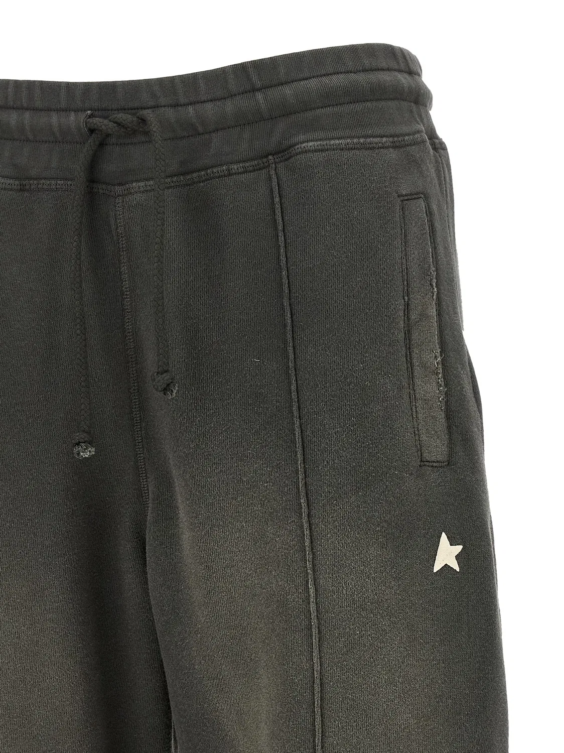 Женские спортивные брюки с металлическими звездами Golden Goose, Gray — фото 3