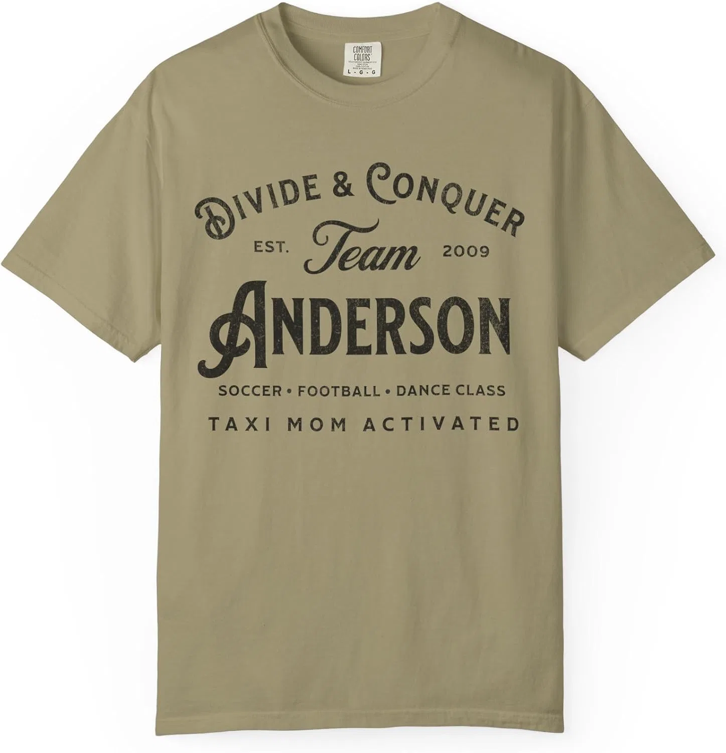 Футболка хлопковая Comfort Colors, Khaki