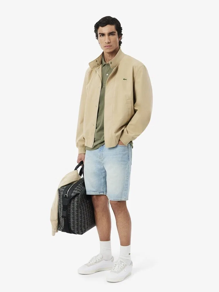 Футболка поло классического кроя LIGHT LACOSTE, Khaki — фото 4
