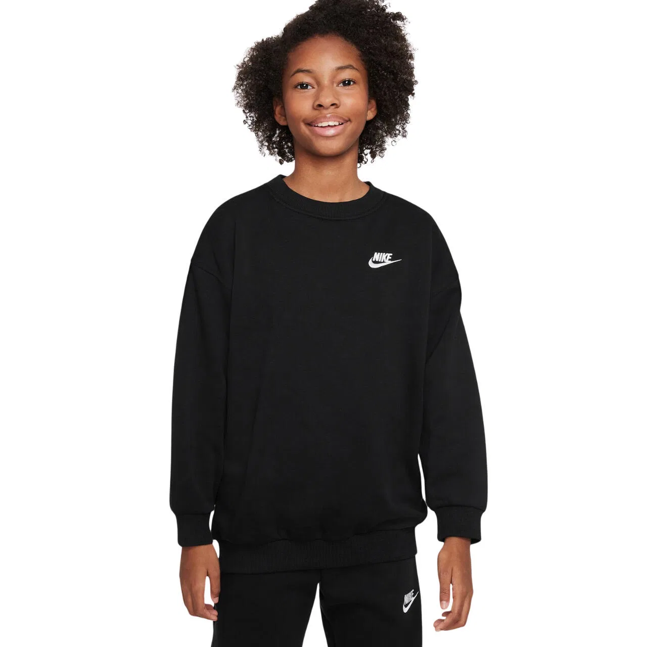 Детский свитшот с флисовой подкладкой Nike Sportswear Club Fleece, Schwarz