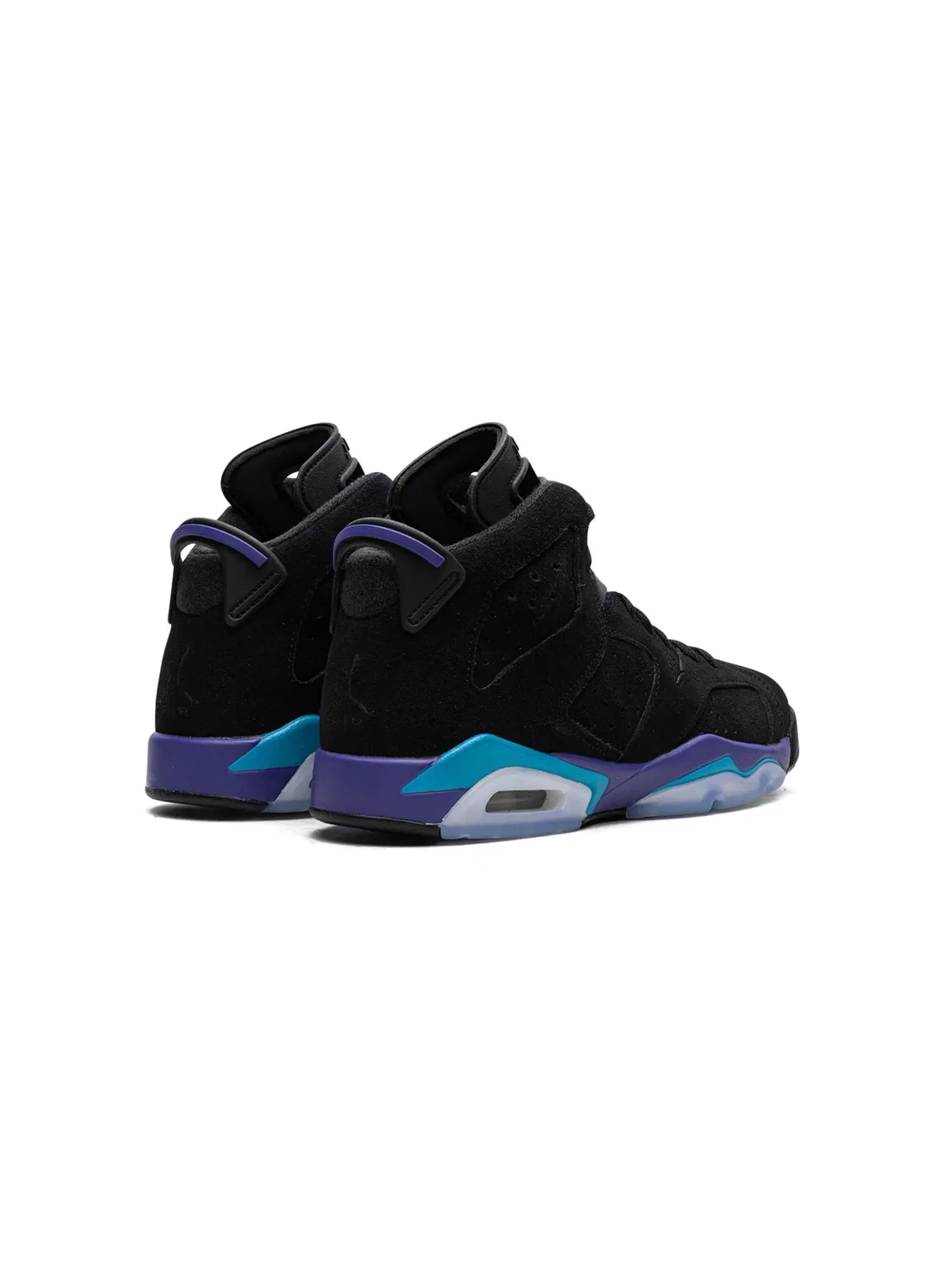 Кроссовки Air Jordan 6 Retro "Aqua", черный — фото 2
