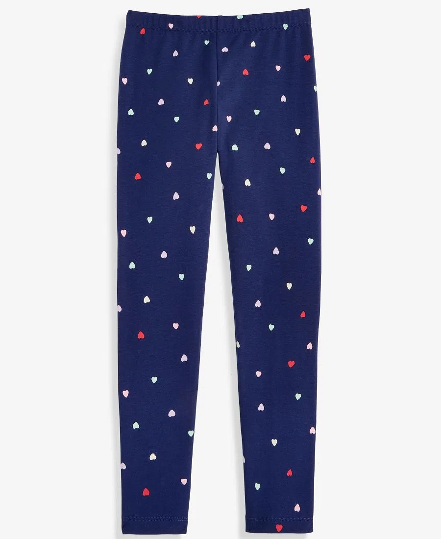 Леггинсы с принтом Multi-Heart Print Epic Threads, Medieval Blue